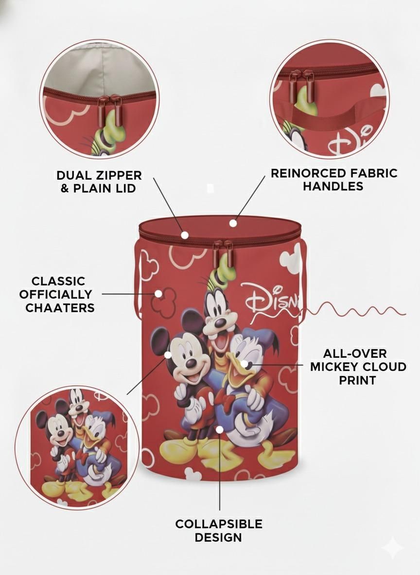 Laundry Basket With Handles - Pack of 2