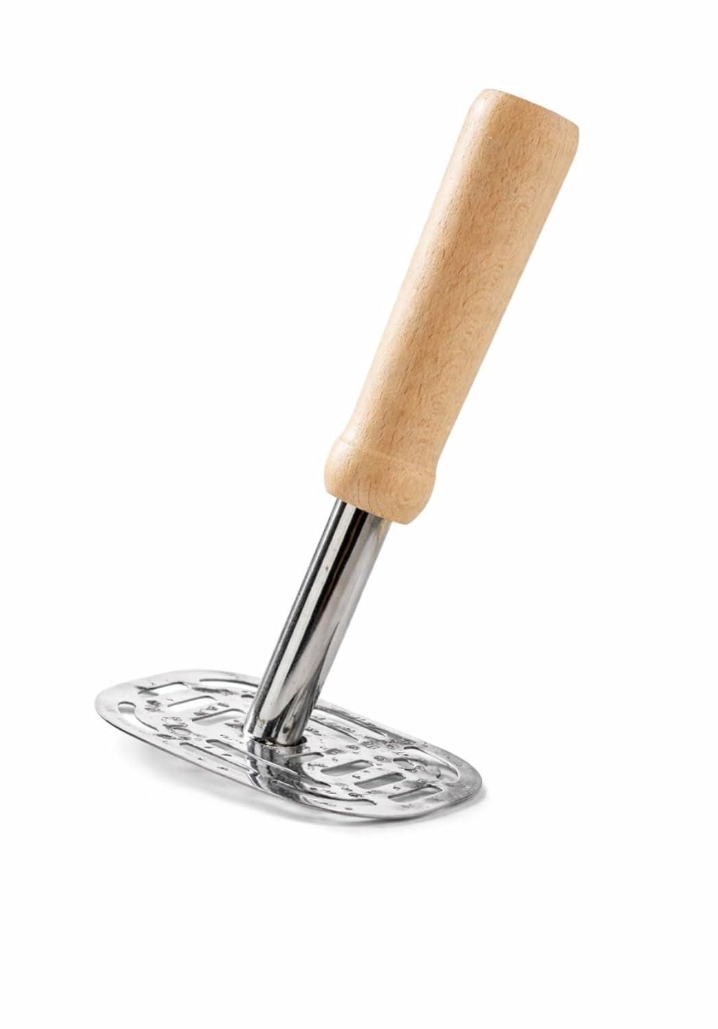 Wooden Handle Square Potato Masher