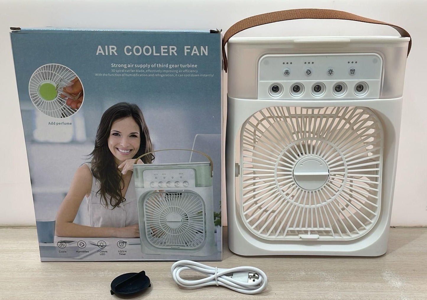Portable Air Cooler Fan😍Air Conditioner | Multicolour