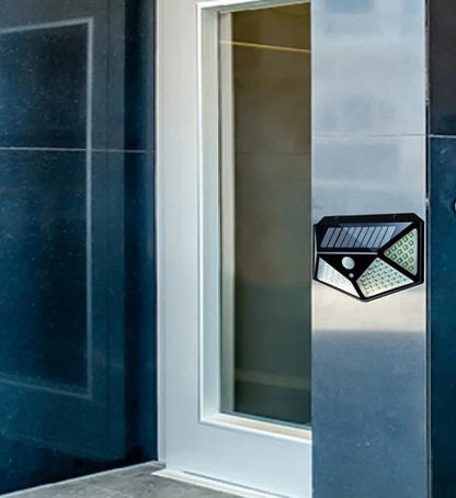 Automatic Solar Lights (100 LED) Wireless Security Motion Sensor Night Light for Home and Garden ,Outdoors