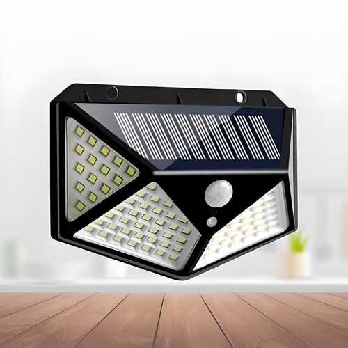 Automatic Solar Lights (100 LED) Wireless Security Motion Sensor Night Light for Home and Garden ,Outdoors