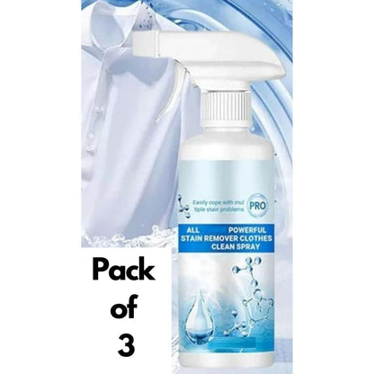 Clean Spray Stain Remover 100 ml each Pack of 3