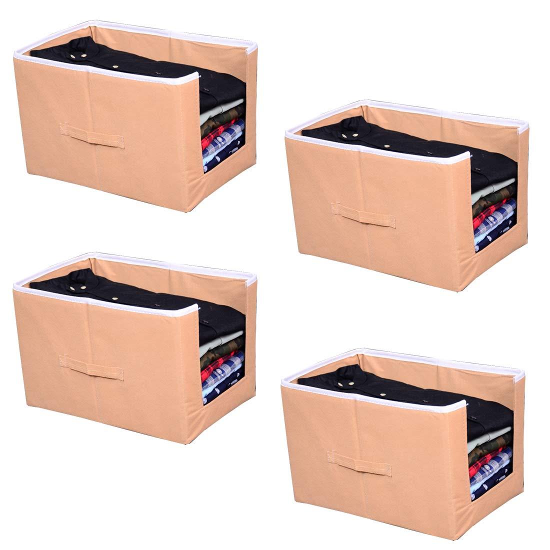 Closet Organizer-Foldable Shirts and Clothing Organizer Stackers(Pack of 4)